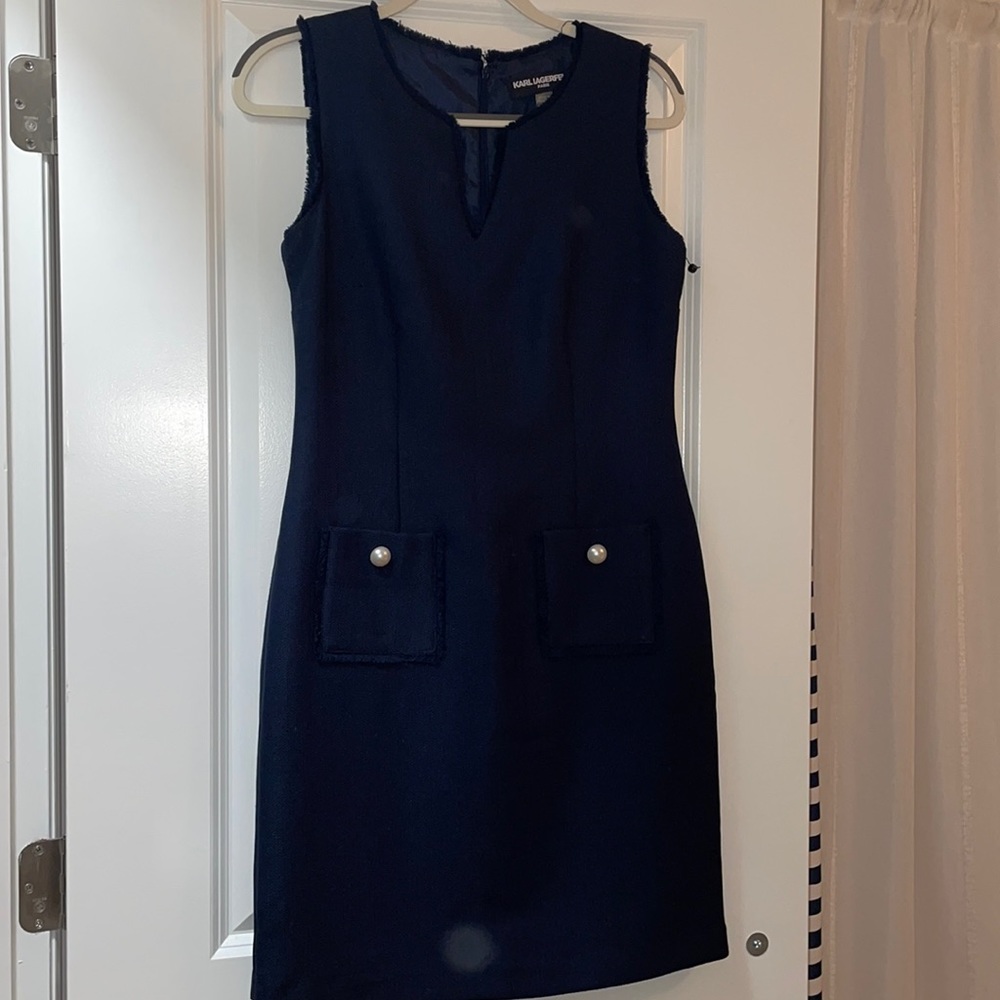 Karl Lagerfeld Blue Dress